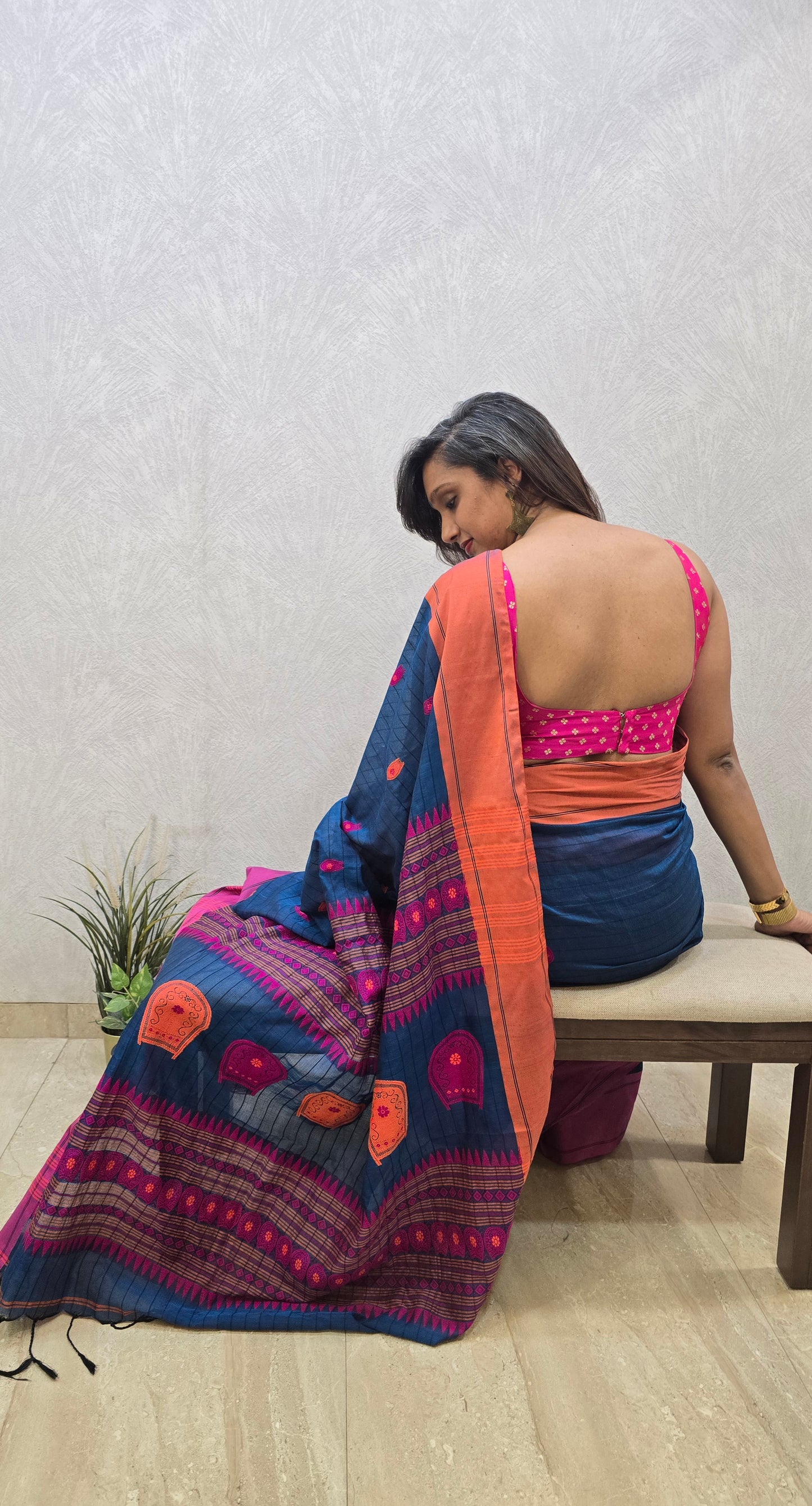 Premium Khadi Cotton Saree