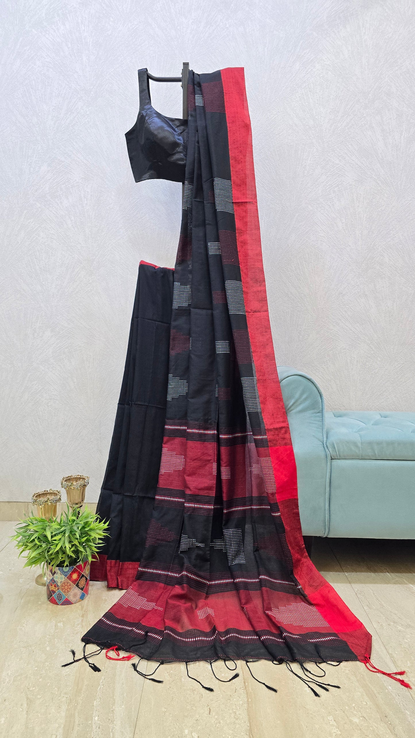 Pure Cotton Handloom Saree