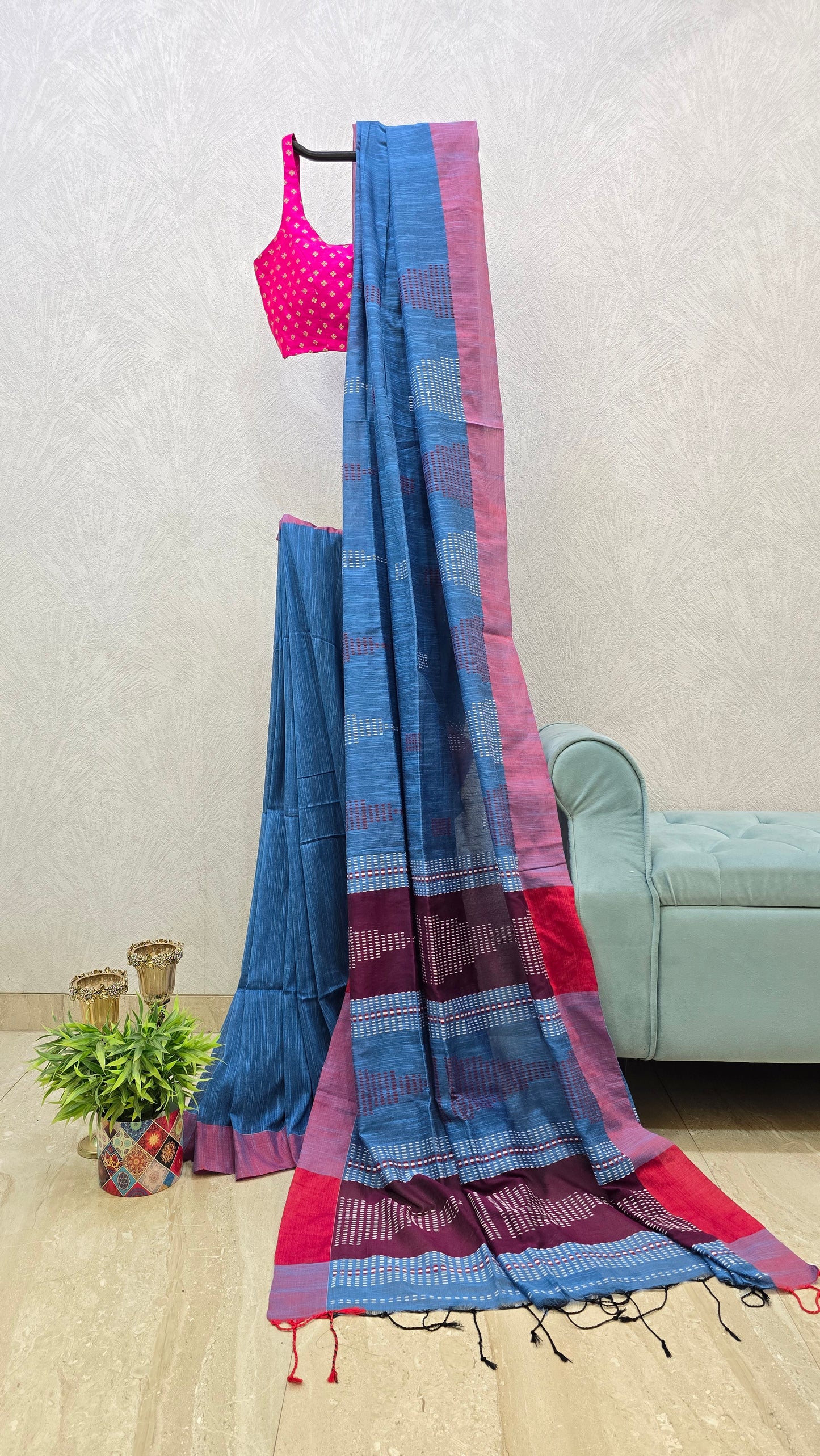 Pure Cotton Handloom Saree