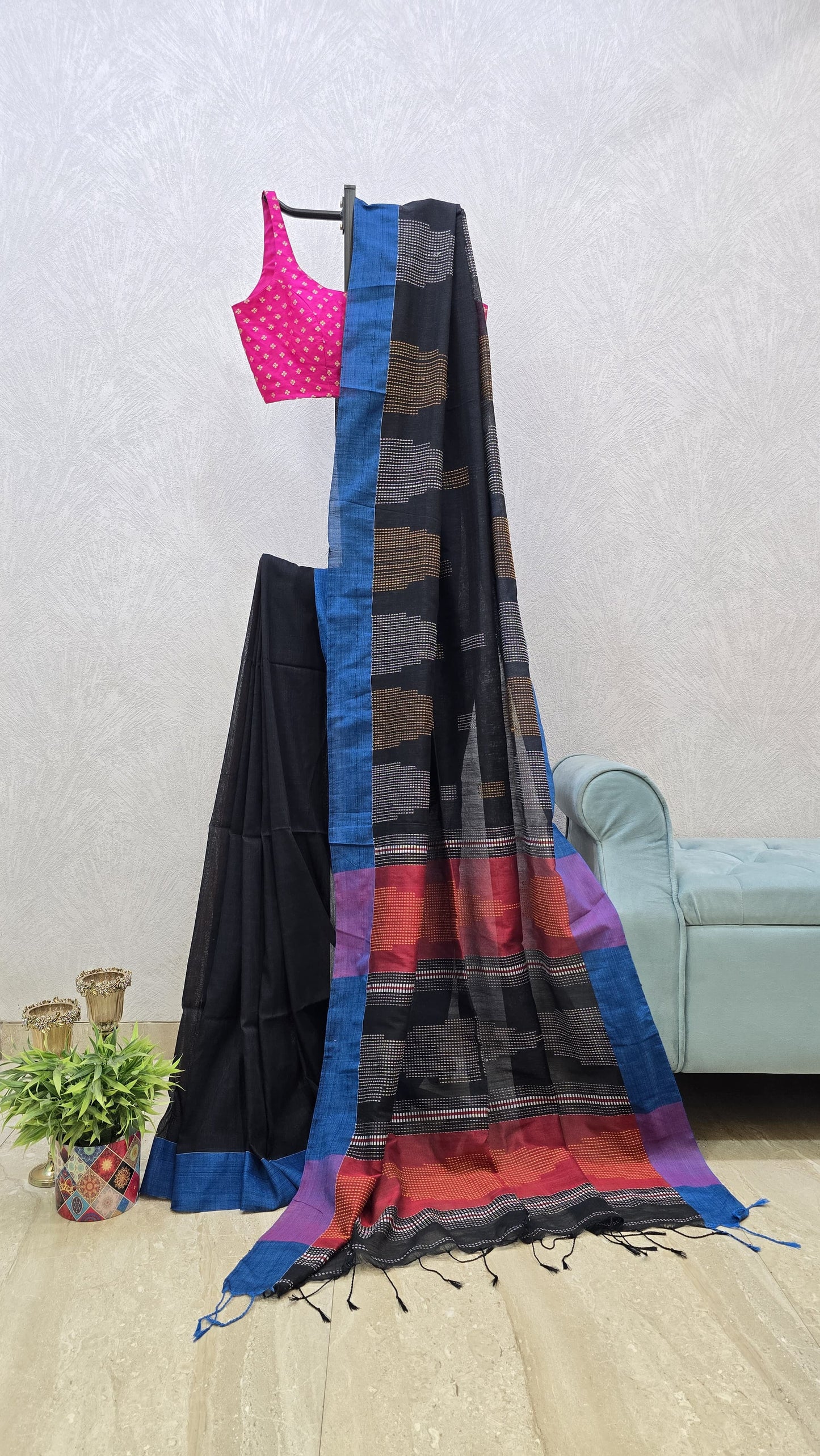 Pure Cotton Handloom Saree