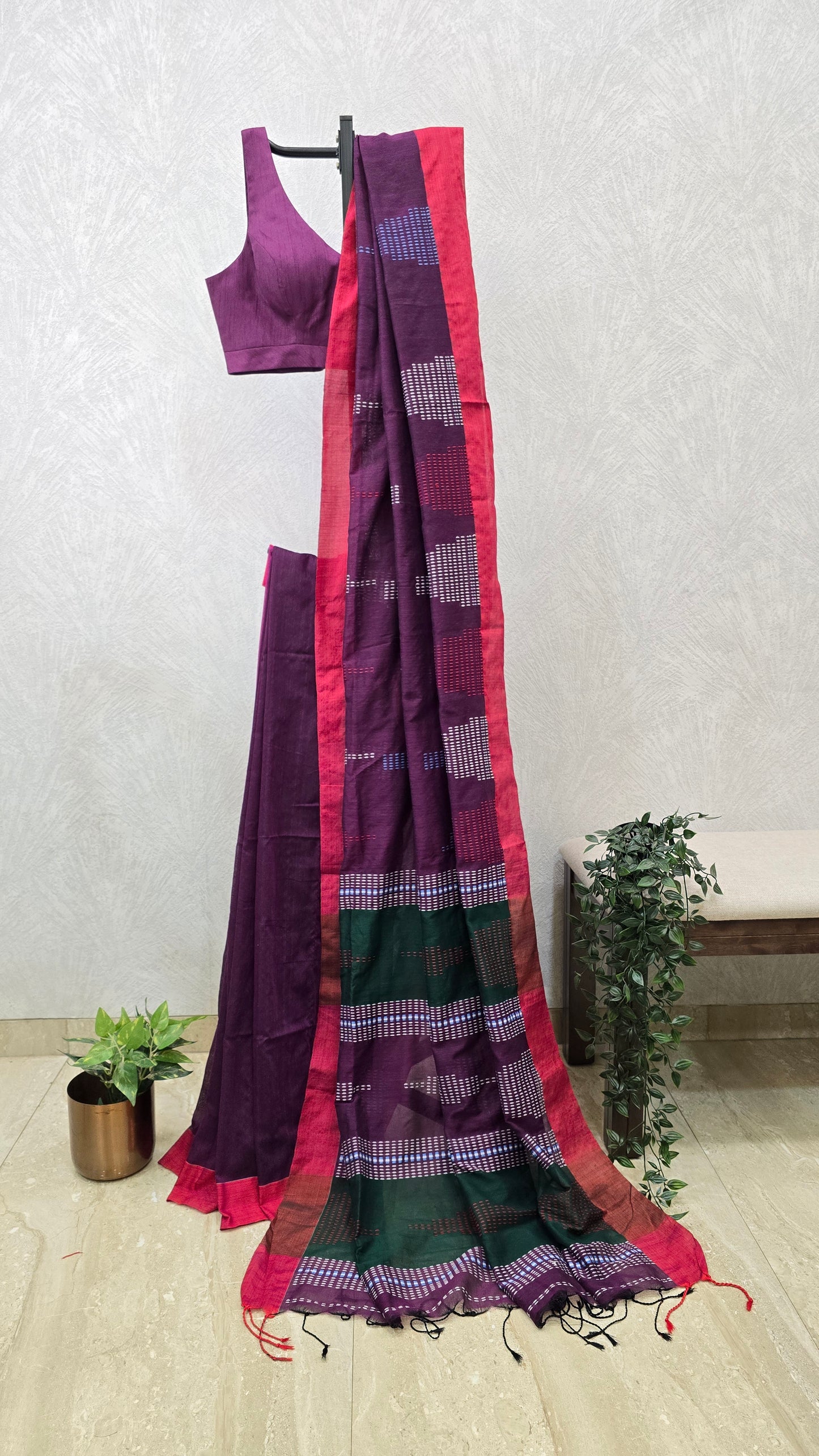 Pure Cotton Handloom Saree