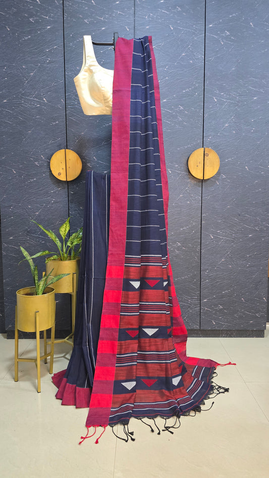 Pure Cotton Handloom Saree