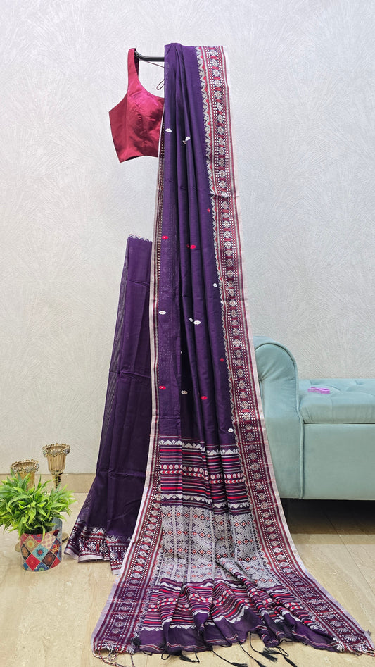 Premium Khadi Cotton Saree