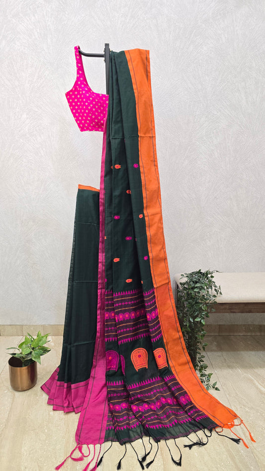 Premium Khadi Cotton Saree