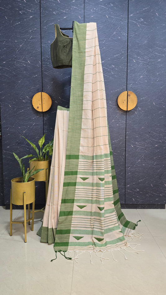 Pure Cotton Handloom Saree
