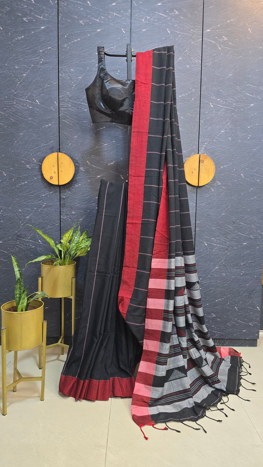 Pure Cotton Handloom Saree
