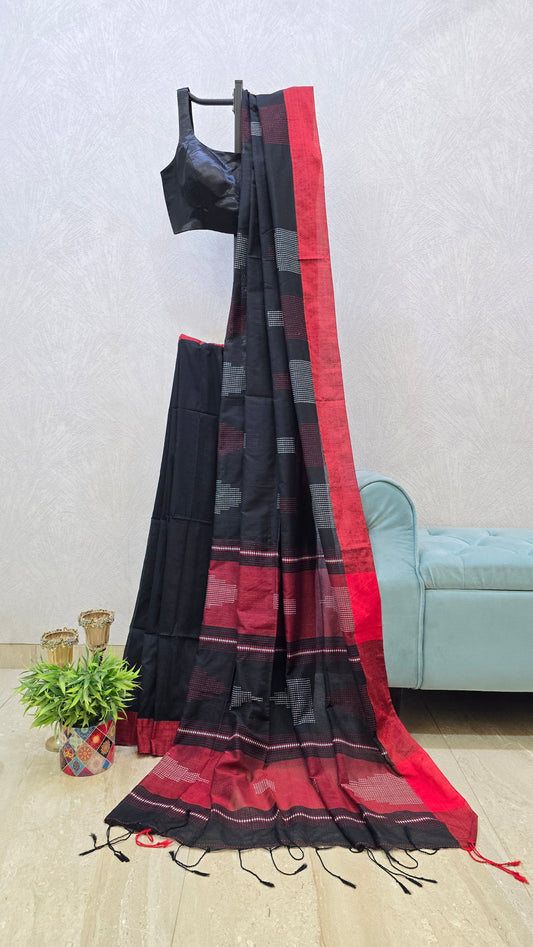 Pure Cotton Handloom Saree
