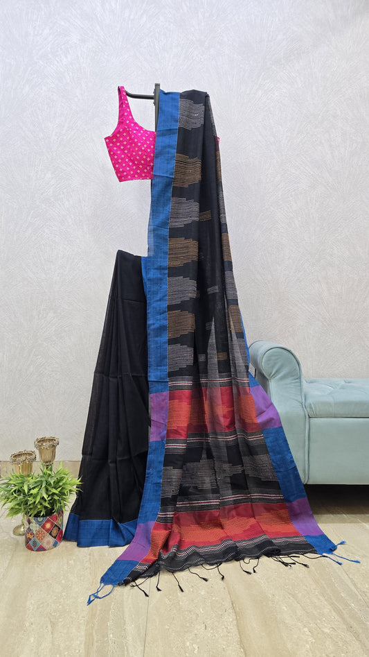 Pure Cotton Handloom Saree