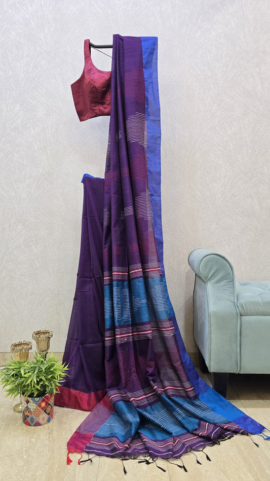Pure Cotton Handloom Saree