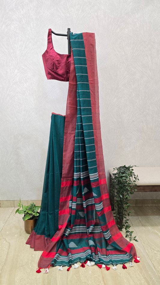 Pure Cotton Handloom Saree