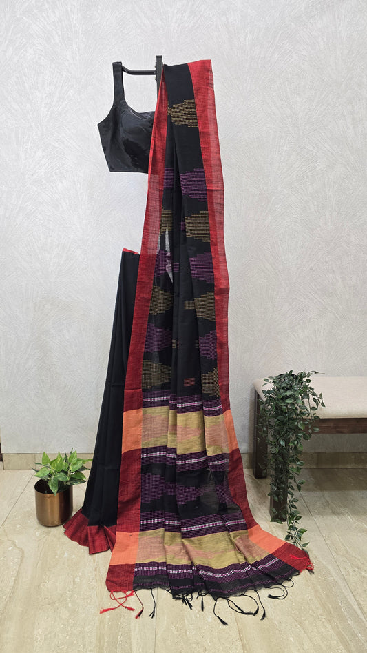 Pure Cotton Handloom Saree