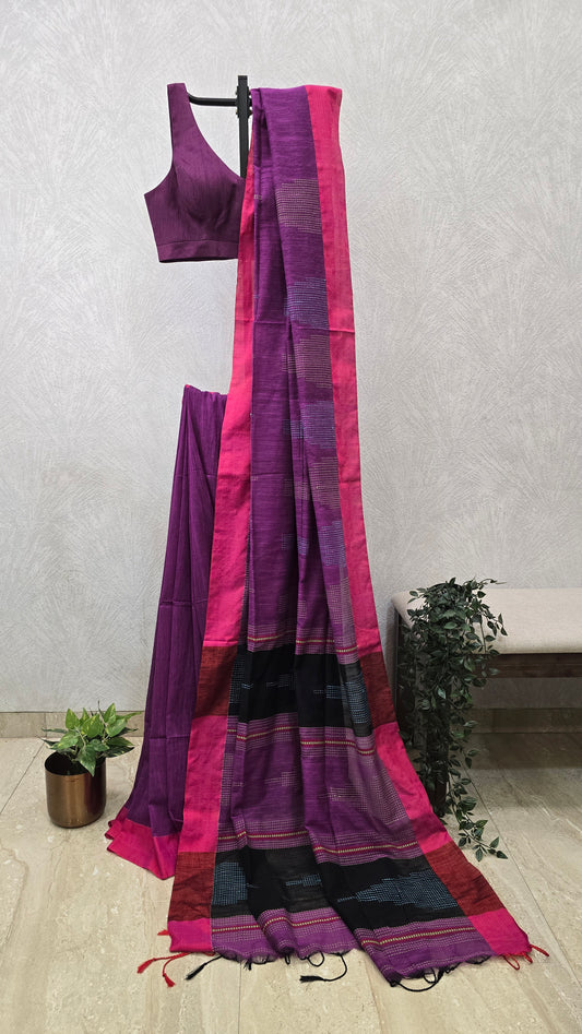 Pure Cotton Handloom Saree