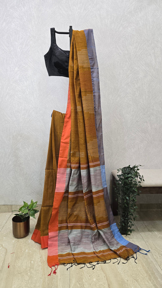 Pure Cotton Handloom Saree