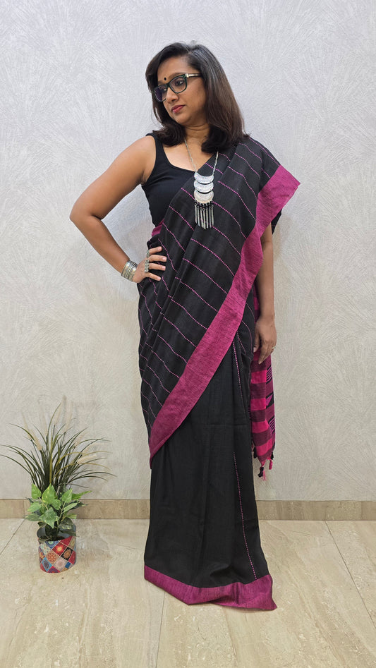 Pure Cotton Handloom Saree