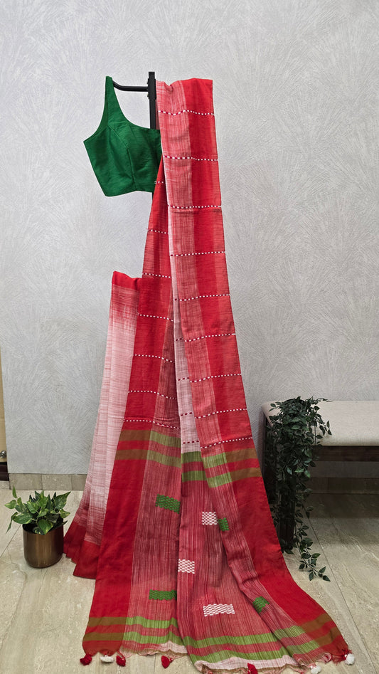 Cotton Cherawool Saree